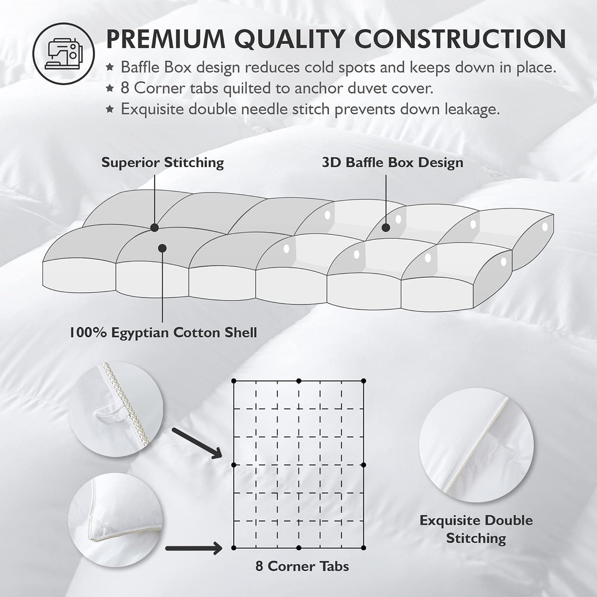 100% Goose Down Duvet