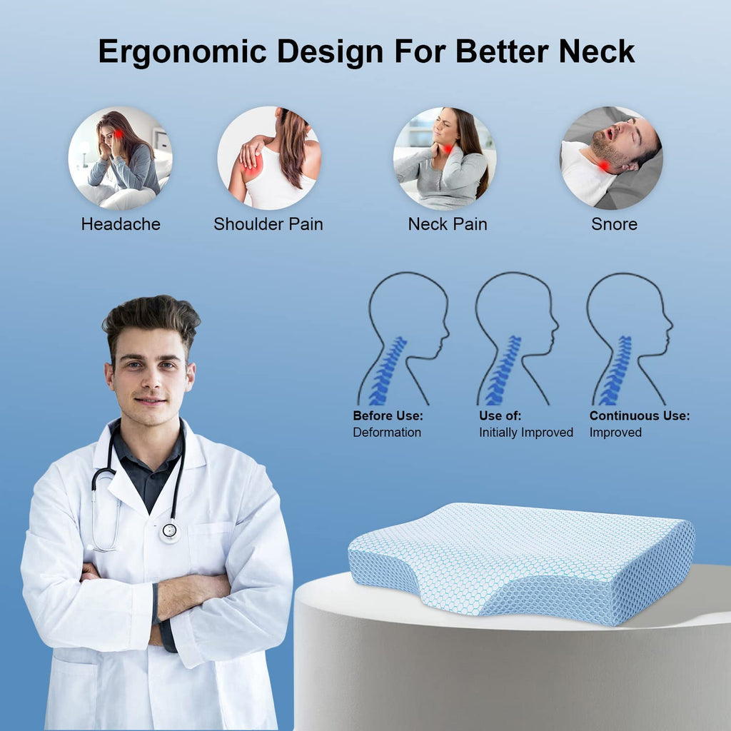 Cervical Pillow for Neck Pain Relief